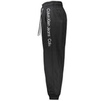 Black Polyester Women's Jogger Pants