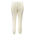 White Polyester Women's Track Pant