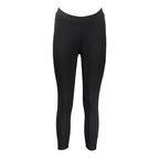 Black Polyester Women's Legging