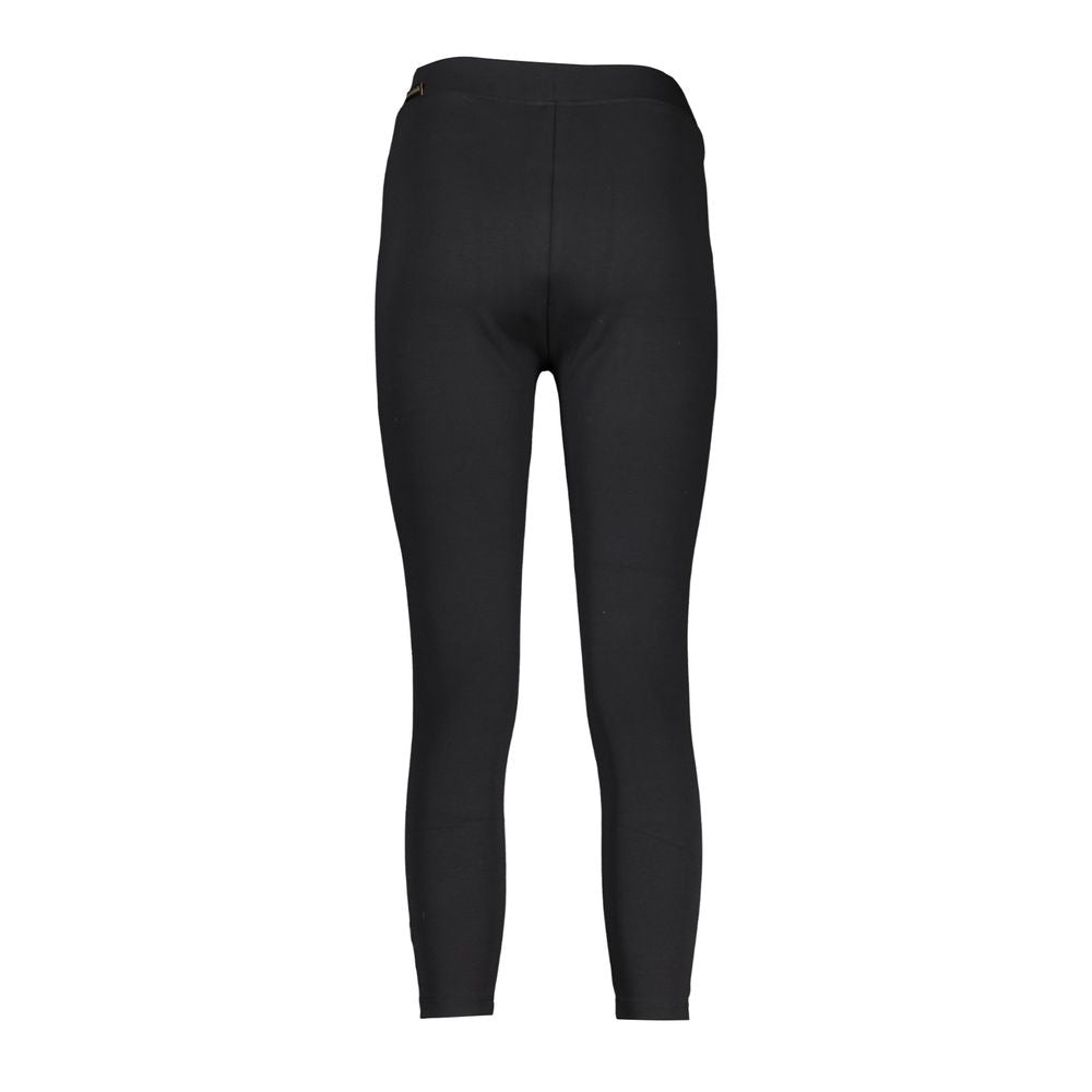 Black Polyester Women's Legging
