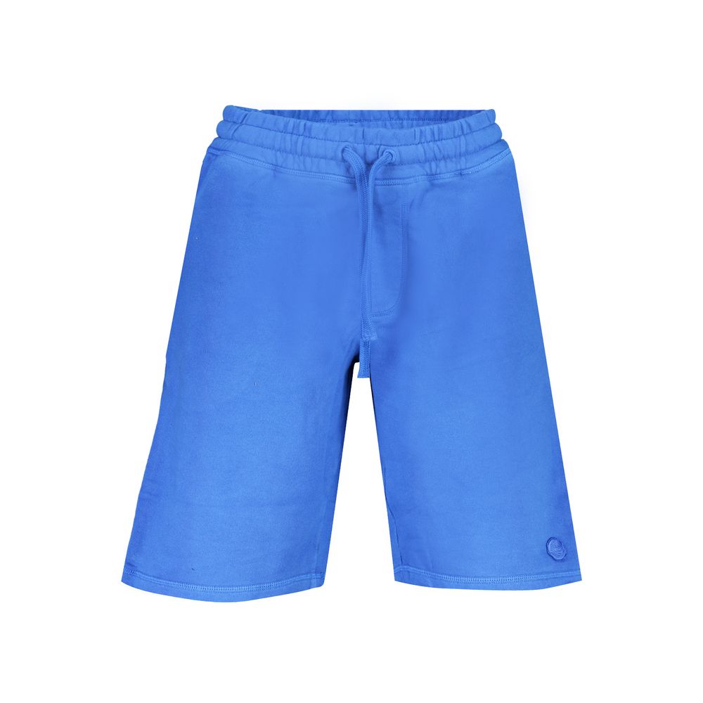 Blue Cotton Men's Sweatpants