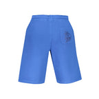 Blue Cotton Men's Sweatpants
