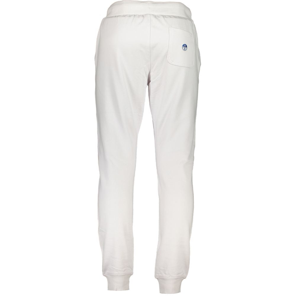 White Cotton Men's Sport Trouser