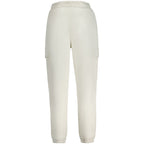 White Cotton Women Sweatpant