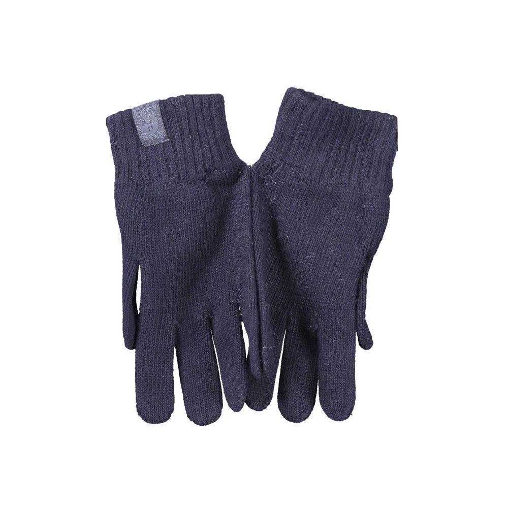 Blue Wool Men's Glove