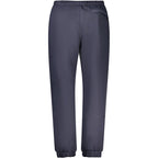 Blue Cotton Men's Track Pant