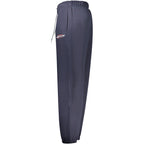 Blue Cotton Men's Track Pant