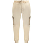 Beige Cotton Men's Jogger Trouser