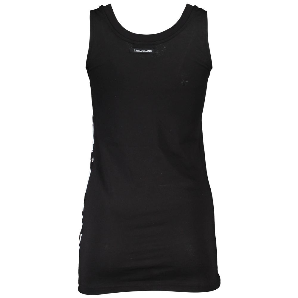 Black Cotton Women Tank Top
