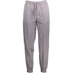 Grigio Cotton Men Sport Trouser