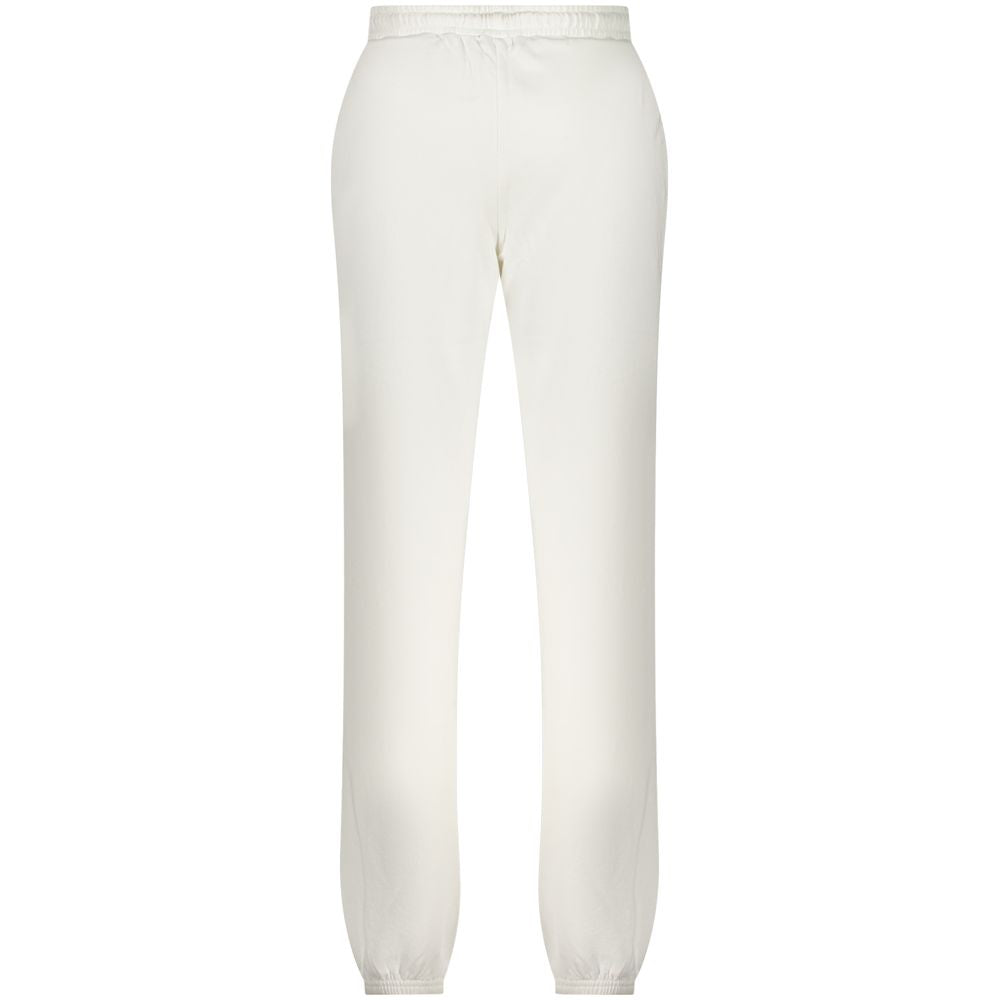 White Cotton Women's Sweatpant
