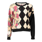 Beige Viscose Women Cardigan