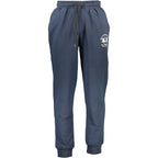 Blue Cotton Men Sweatpants