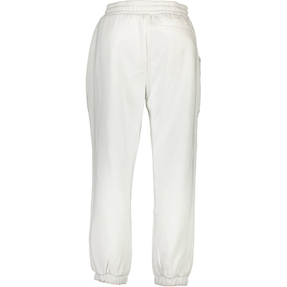 White Cotton Men's Sweatpant