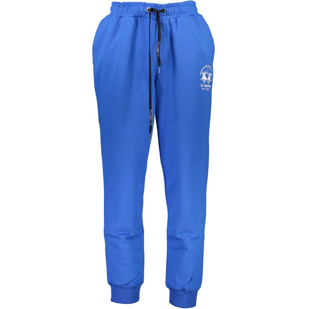 Blue Cotton Men's Sweatpant