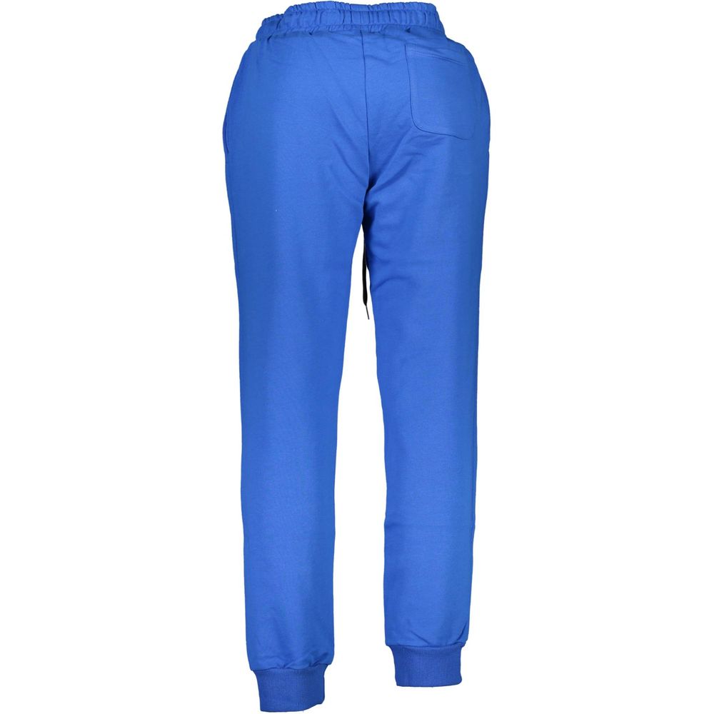 Blue Cotton Men's Sweatpant