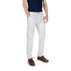 White Cotton Skinny Pants