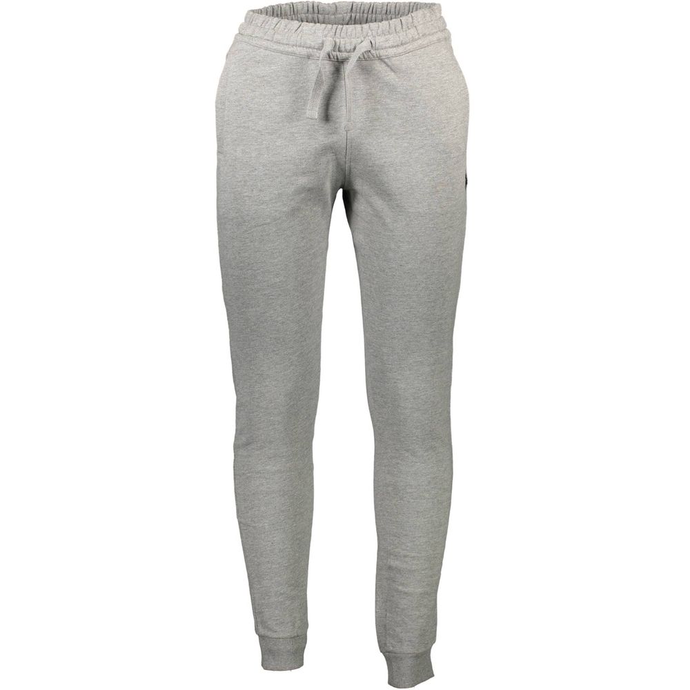 Grigio Cotton Men Sport Trouser