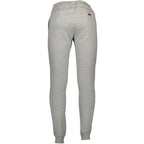 Grigio Cotton Men Sport Trouser