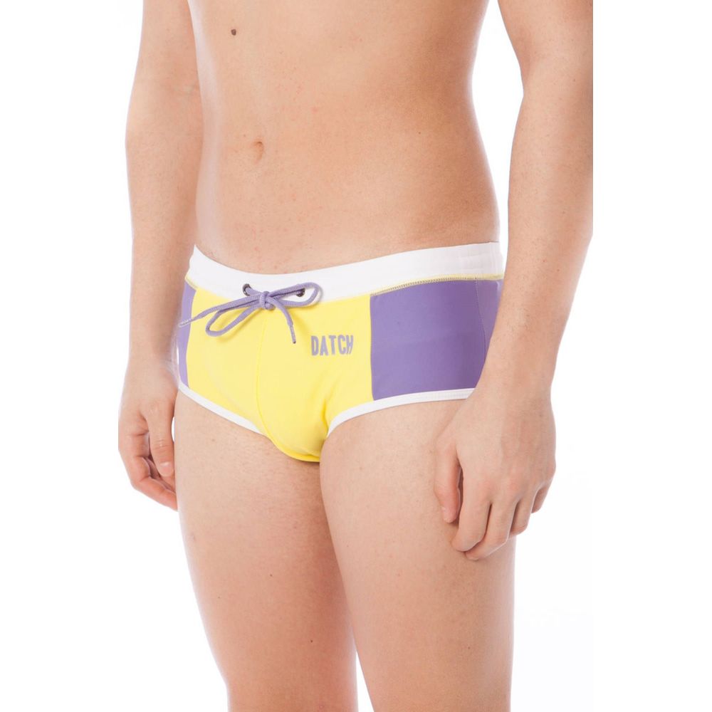 Giallo Poliammide Men Swim Brief