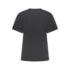 Black Cotton Women's T-Shirt