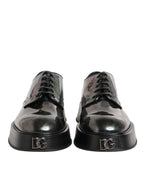 Multicolor Leather Lace-up Men Formal Derby Shoes