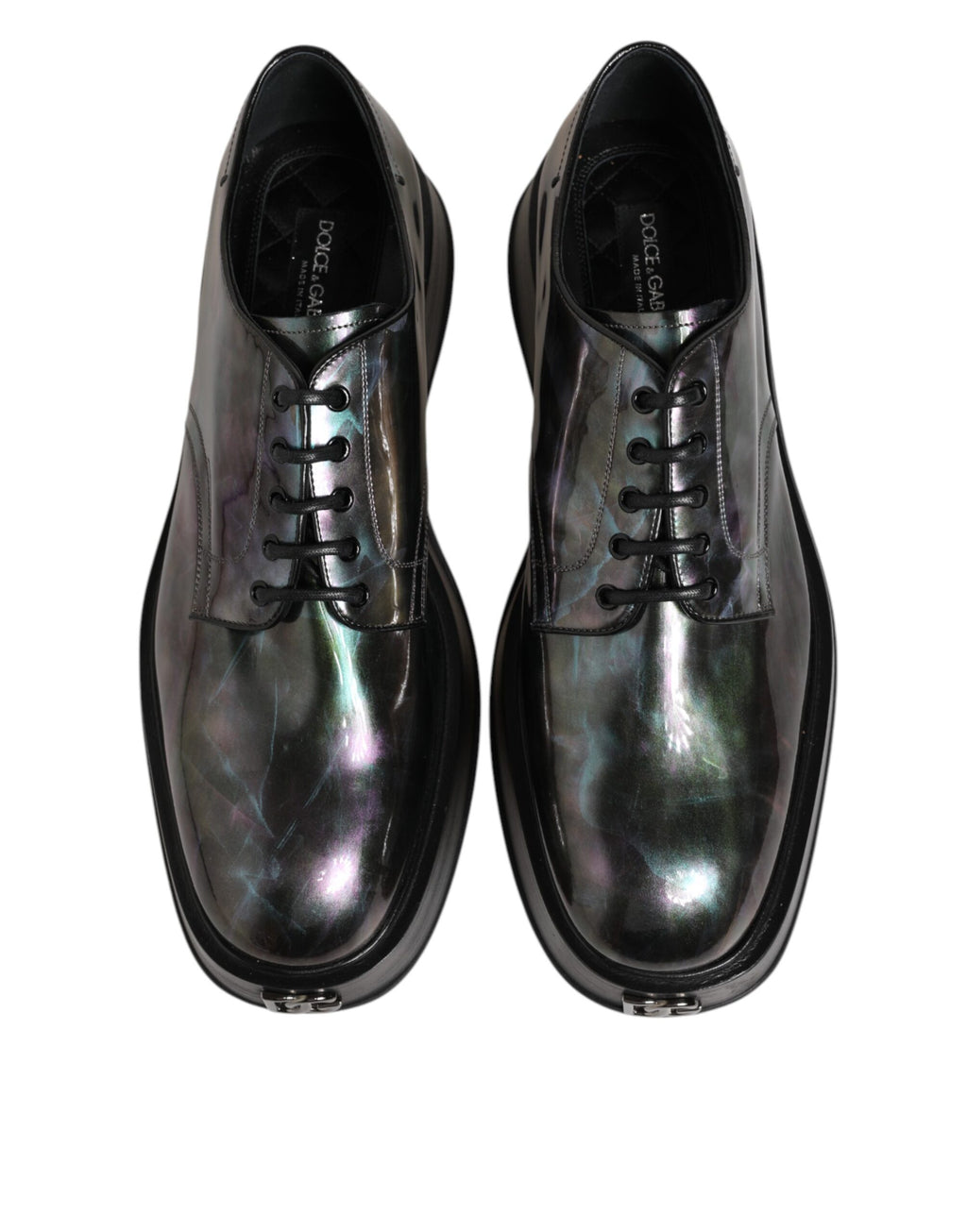 Multicolor Leather Lace-up Men Formal Derby Shoes