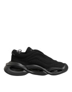 Black Lace Up Wave Low Top Men Sneaker Shoes