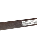 Brown Classic Gold Metal Logo Buckle Men Belt