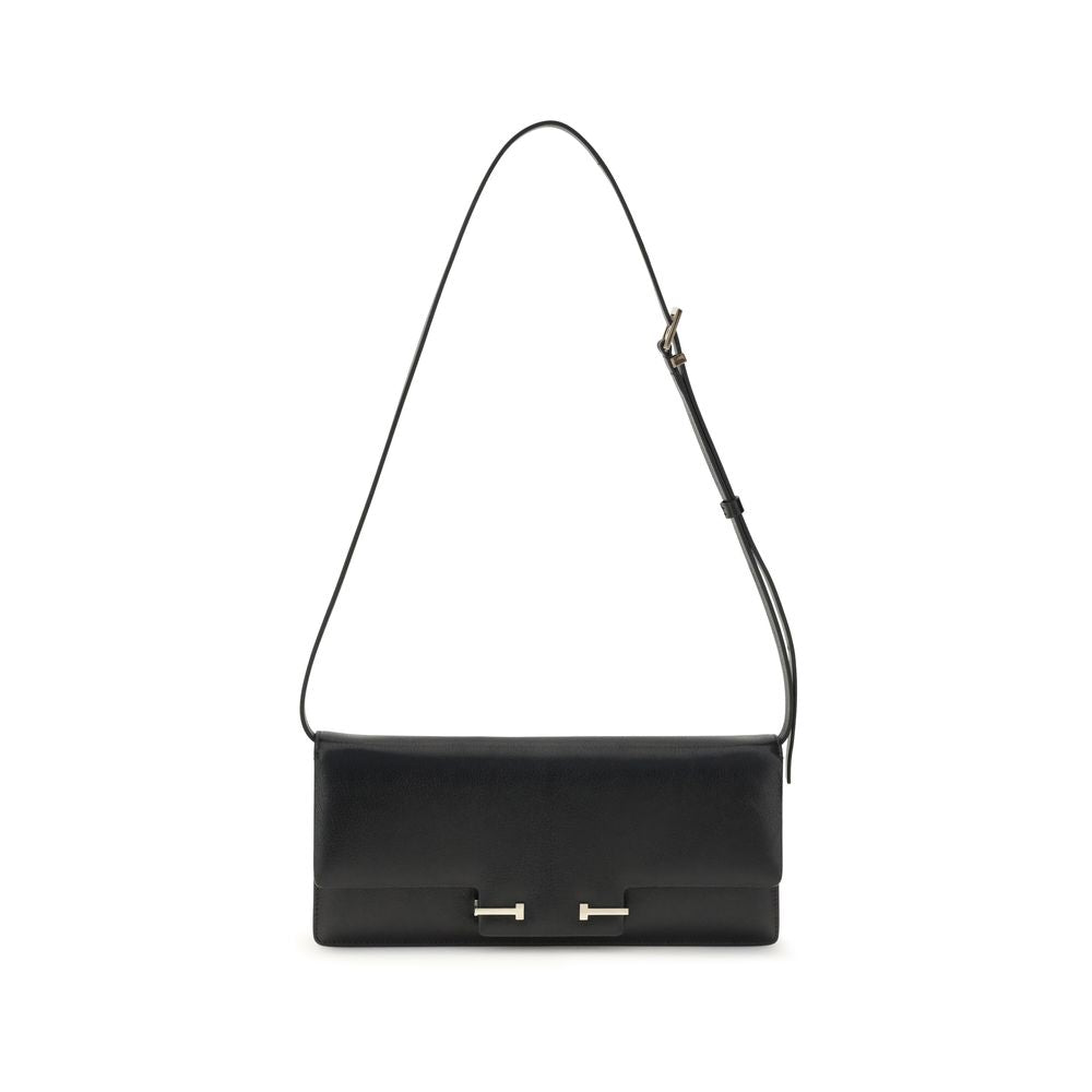 Black Calf Leather Bos Taurus Shoulder Bag
