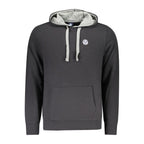 Black Cotton Men Sweatshirt