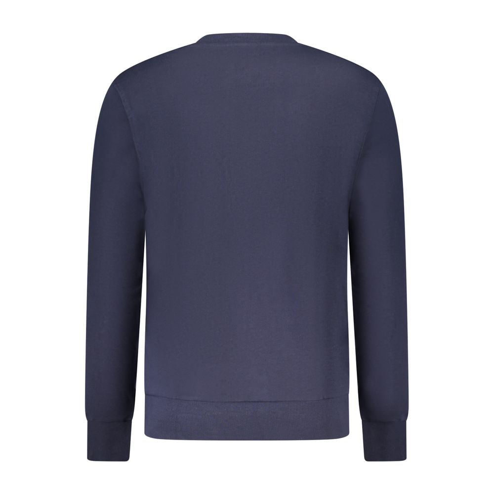 Blue Cotton Men's Sweatshirt
