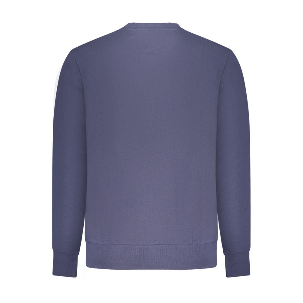 Blue Cotton Men's Sweatshirt