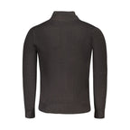 Black Acrylic Men Sweater