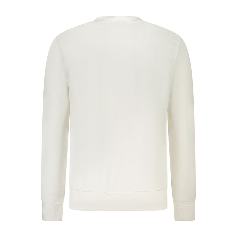White Cotton Men's Sweatshirt