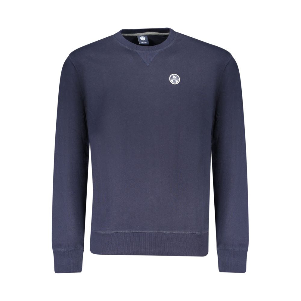 Blue Cotton Men's Sweatshirt