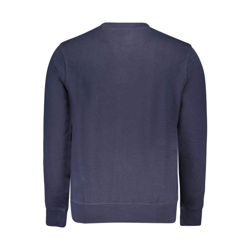 Blue Cotton Men's Sweatshirt