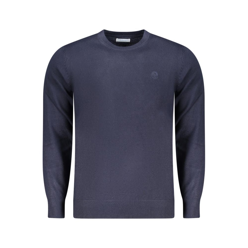 Blue Acrylic Men Sweater