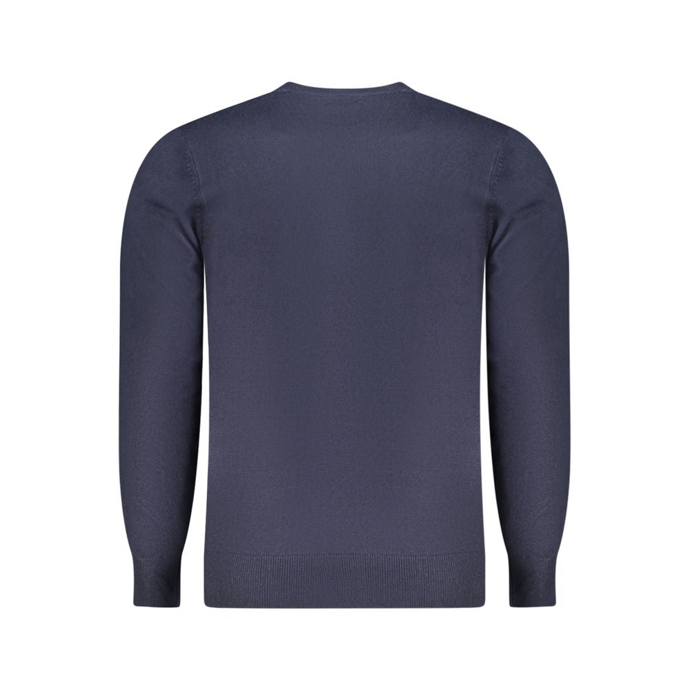 Blue Acrylic Men Sweater