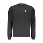 Black Cotton Mens Sweatshirt