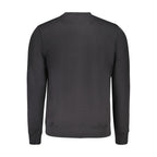 Black Cotton Mens Sweatshirt
