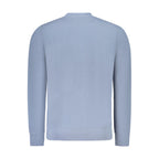 Blue Cotton Men Sweatshirt