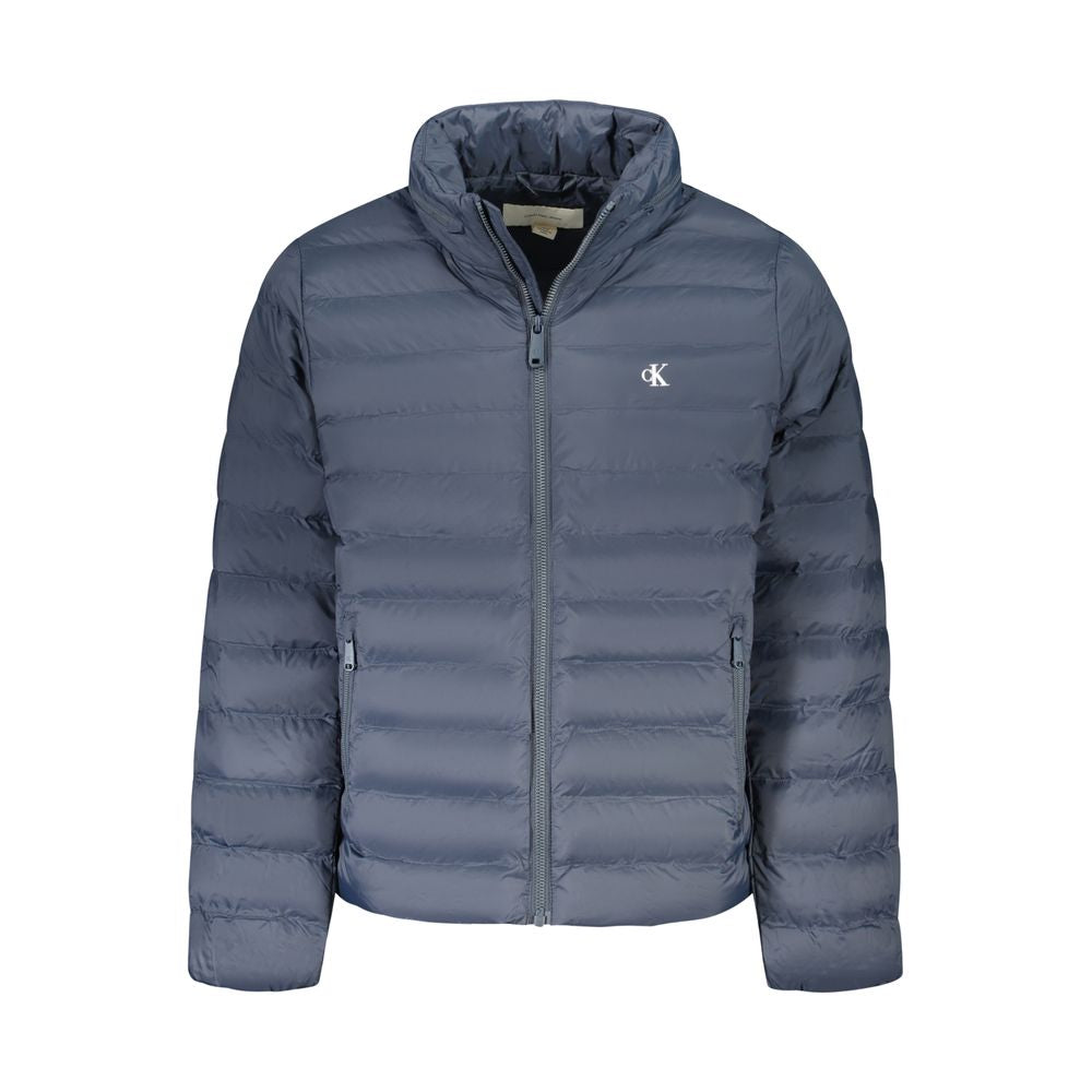 Blu Poliammide Mens Jacket