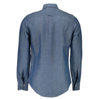 Blue Linen Men's Shirt