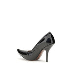 Black Calf Leather Bos Taurus High Heel Pumps