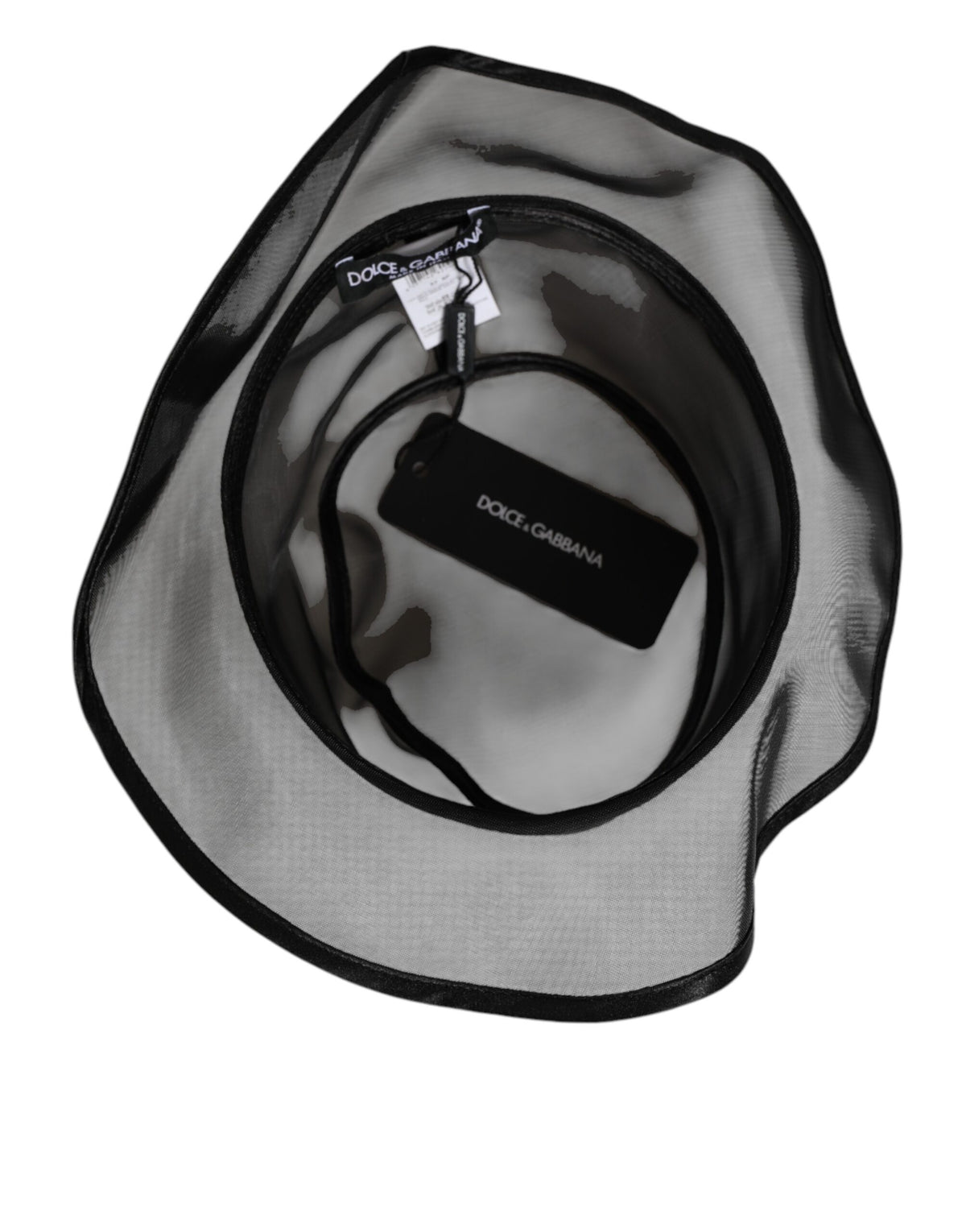Black Silk Mesh Bucket Men Fisherman Cap Hat