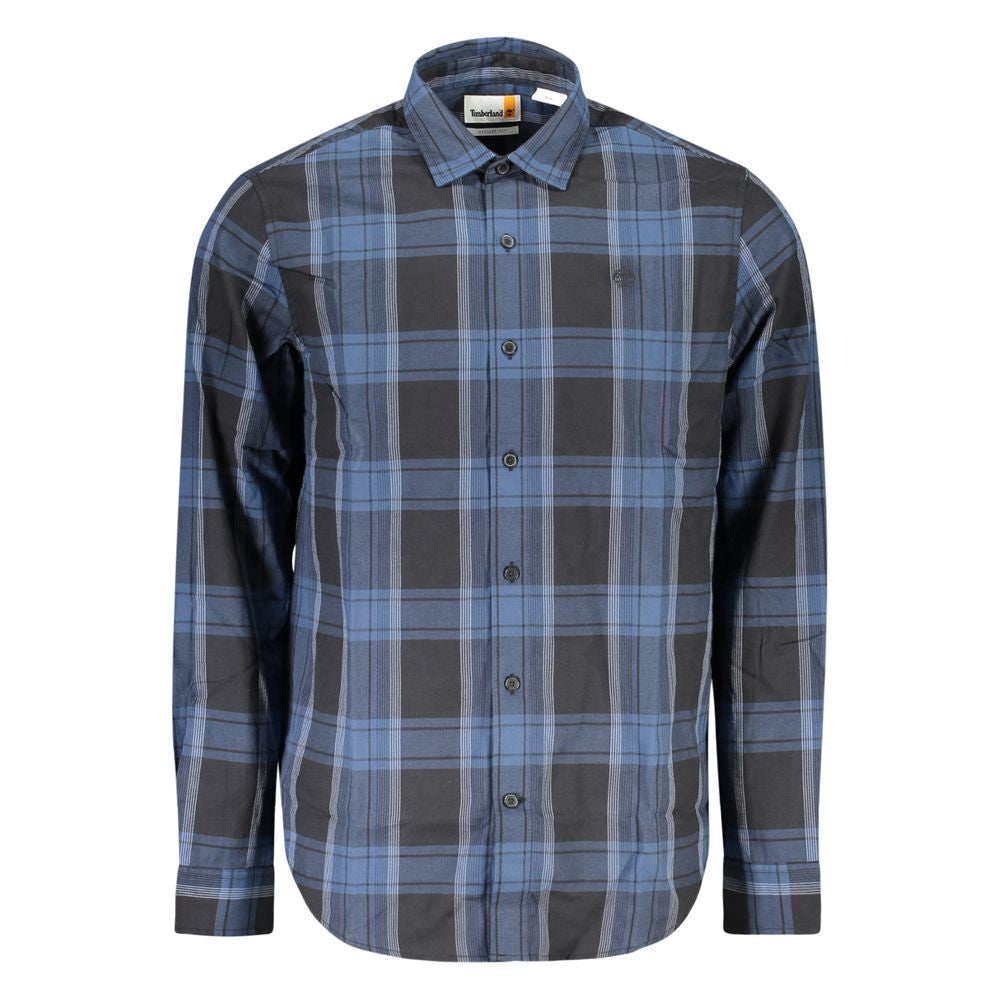Blue Cotton Men's Shirt