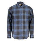 Blue Cotton Men's Shirt