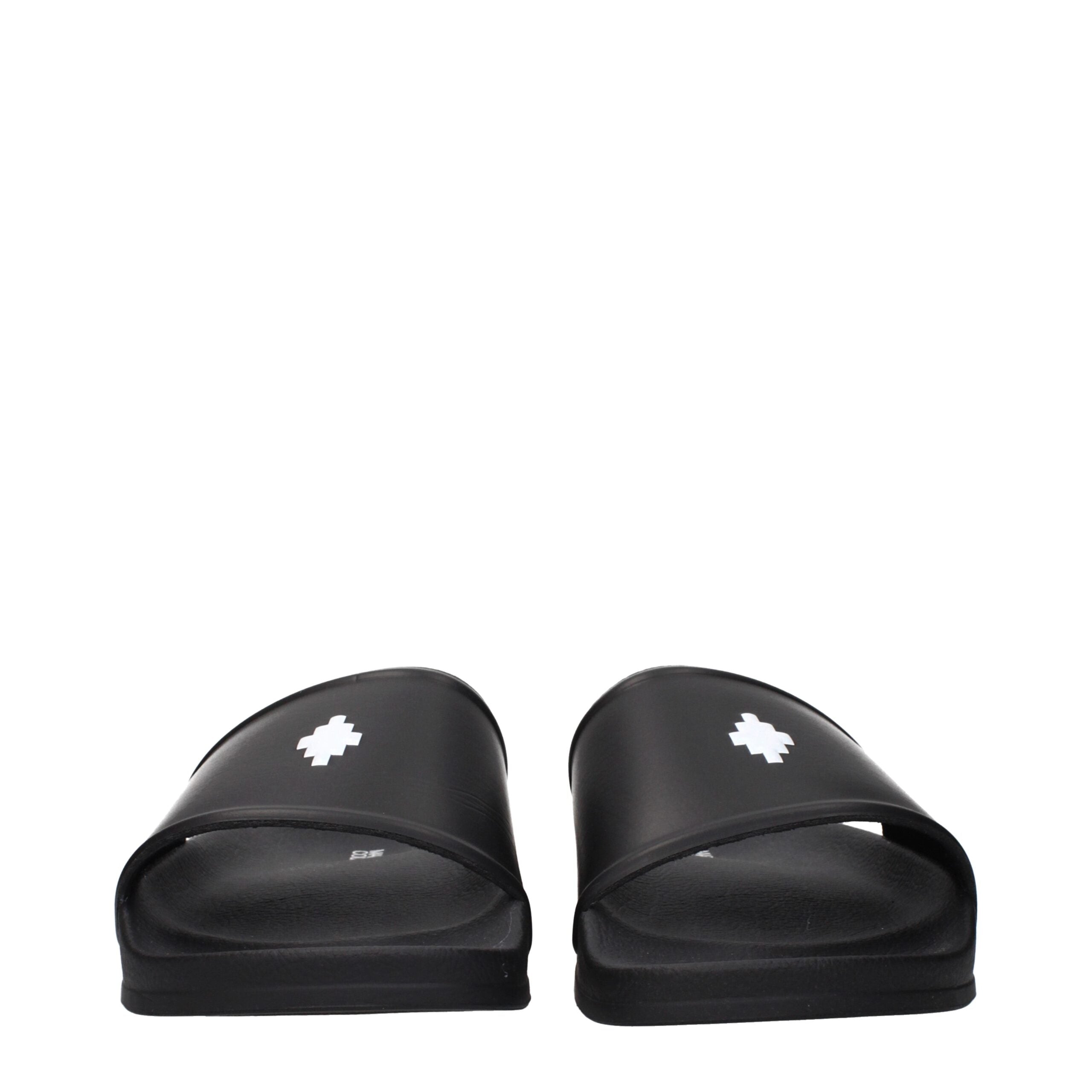 Black Cotton Slippers