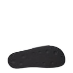 Black Cotton Slippers